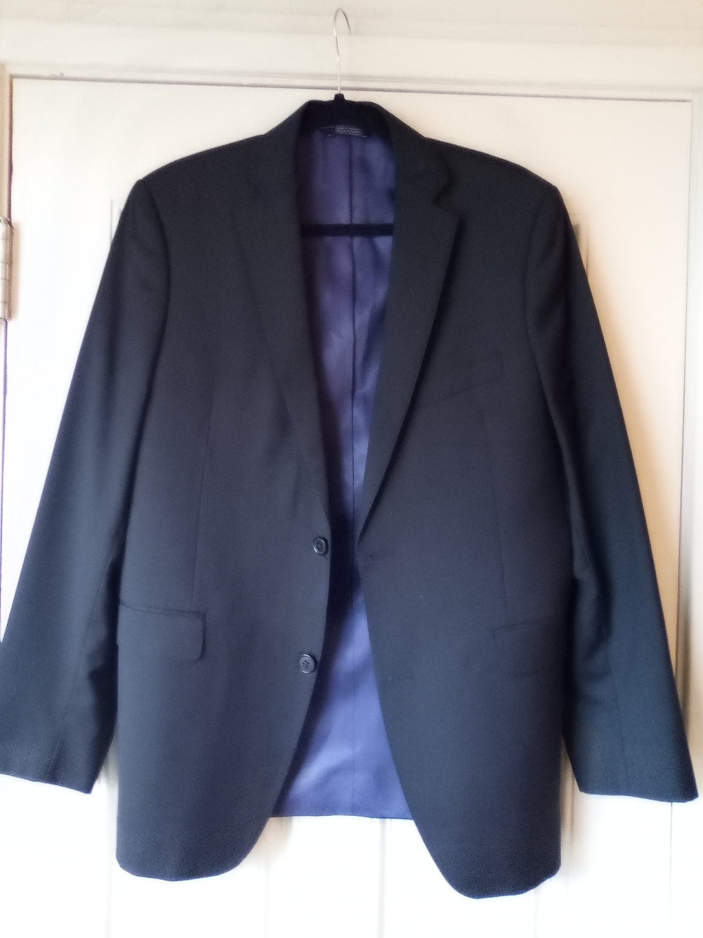 Saks Fifth Avenue Black Blazer Tailored Sport Coat 40R